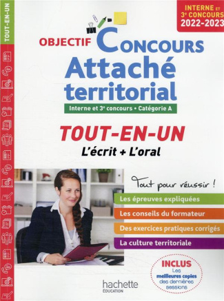 Attaché territorial. Interne et 3e concours. Catégorie A, Edition 2022-2023