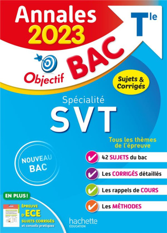 Spécialité SVT Tle. Sujets & corrigés, Edition 2023