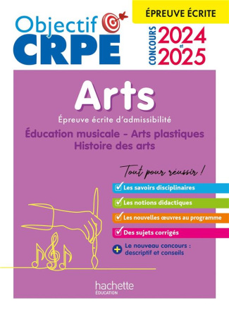 Arts. Epreuve écrite d'admissibilité