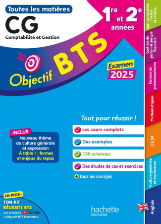 Toutes les épreuves BTS CG 1re et 2e années. Edition 2025