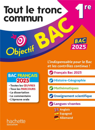 Tout le tronc commun 1re. Edition 2025