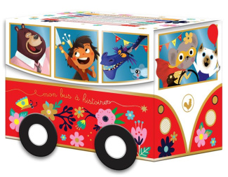 Mon bus à histoires. Coffret en 6 volumes : L'épée du petit roi Arthur ; Mon premier ABCdaire ; Papa