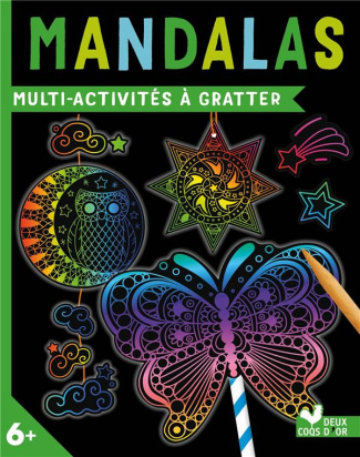 Multi-activités à gratter Mandalas