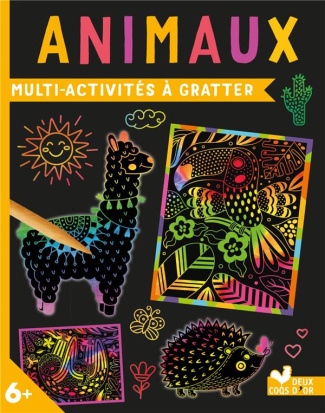 Animaux. Avec 8 cartes à gratter, 1 stylet en bois