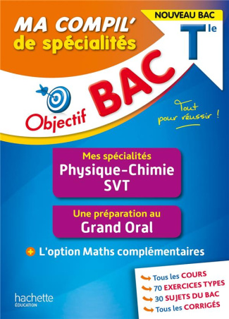 Ma compil' de spécialités Physique-Chimie, SVT Tle. Grand Oral   Option Maths complémentaires, Editi