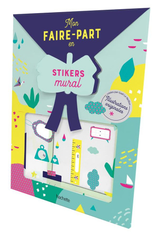 Mon faire-part en stickers mural