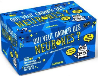 Qui veut gagner des neurones ? 1-2-3 Boostez vos méninges ! 450 cartes de questions-réponses et un l