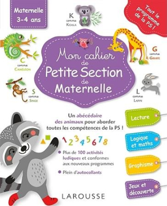 Mon cahier de Petite Section de Maternelle