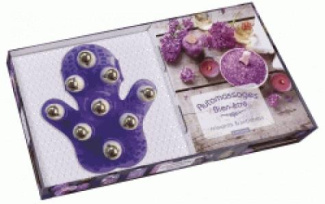 Automassages bien-être. Relaxants et antistress. Avec un gant de massage en silicone