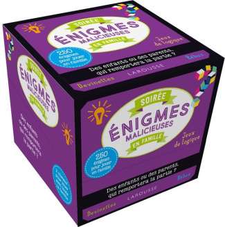 Soirée énigmes malicieuses en famille. Avec 250 cartes
