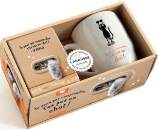 Coffret Tu peux pas comprendre t'es pas un chat ! Avec 1 mug et 1 manuel