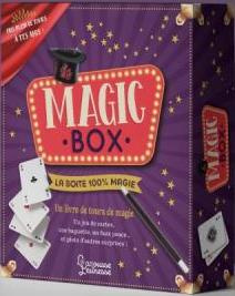 Magic box, la boite 100% magie. Magic Box, ton livre de tours de magie avec 1 foulard, trois gobelet