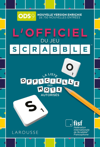 L'Officiel du jeu Scrabble. La liste officielle des mots autorisés. Avec un carnet de score, 9e édit