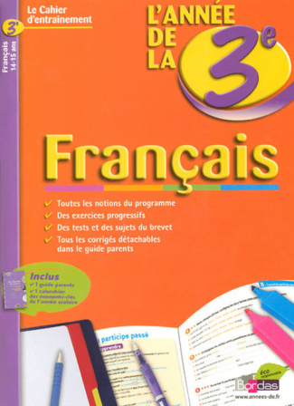 Français. L'année de la 3e