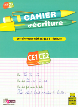 Cahier d'écriture CE1-CE2