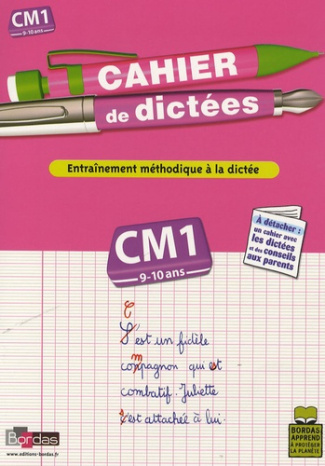 Cahier de dictées CM1