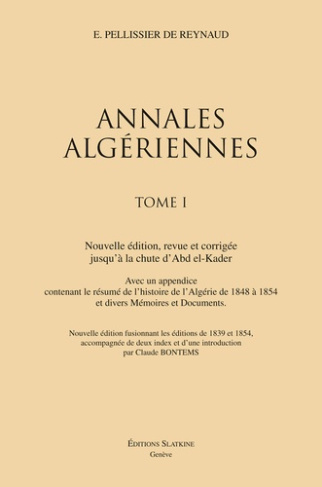 ANNALES ALGERIENNES (1839 ET 1854) 3 VOLS