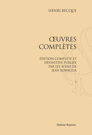 OEUVRES COMPLETES. 3VOL. (1924-1926)