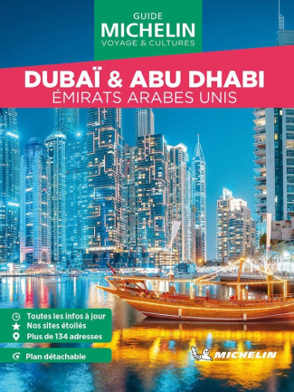 Dubaï et Abu Dhabi, Emirats Arabes Unis. Edition 2024. Avec 1 Plan détachable