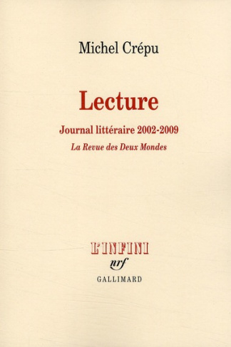 Lecture. Journal littéraire 2002-2009