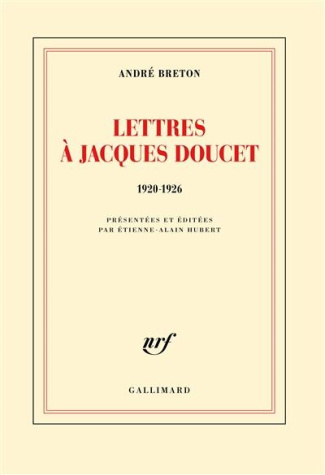 Lettres à Jacques Doucet. 1920-1926