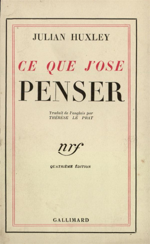 CE QUE J'OSE PENSER