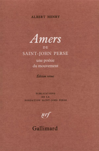 Amers, de Saint-John Perse. Une poésie du mouvement