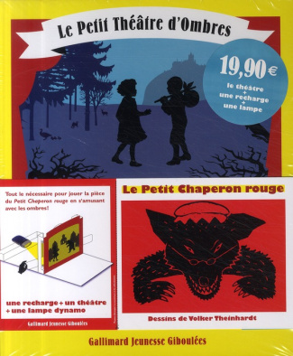 Le petit théâtre d'ombres. Coffret avec la recharge Le Petit chaperon rouge