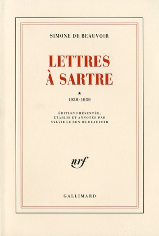 Lettres à Sartre (1930-1939)