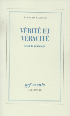 Vérité et véracité. Essai de généalogie