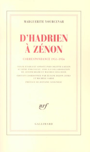 D'Hadrien à Zénon. Correspondance 1951-1956