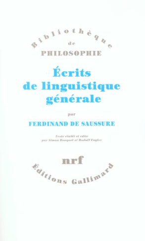 Ecrits de linguistique générale