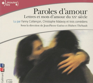 Paroles d'amour. 1 CD audio