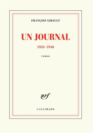 Un journal 1933-1940