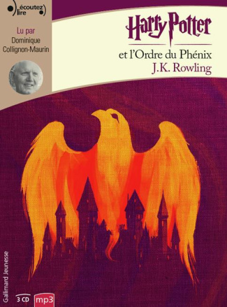 Harry Potter Tome 5 : Harry Potter et l'ordre du phénix. 3 CD audio MP3