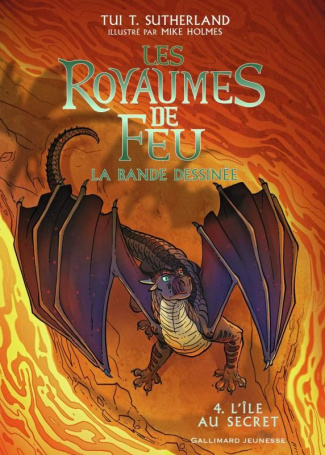 Les royaumes de feu - La bande dessinée Tome 4 : L'île au secret