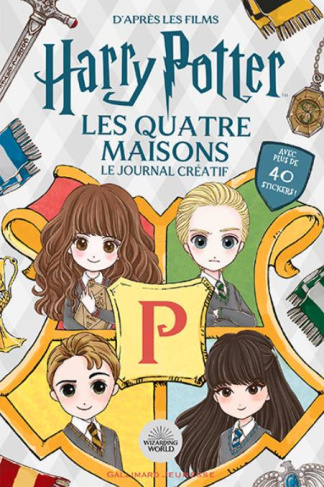 Harry Potter, Les quatre maisons. Le journal créatif. Avec plus de 40 stickers !