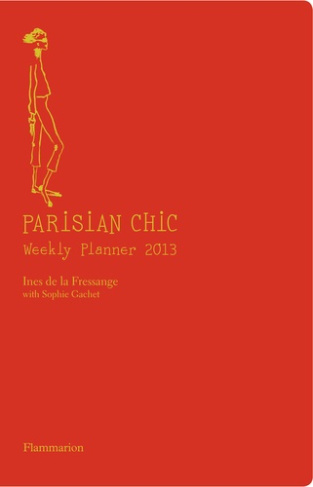Parisian chic weekly planner 2013