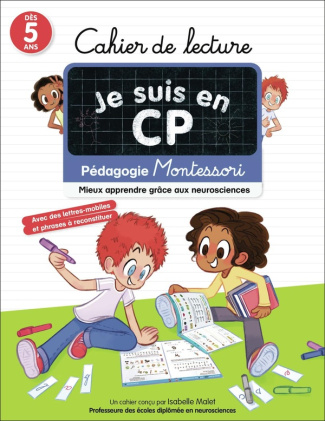 Cahier de lecture Je suis en CP. Pédagogie Montessori