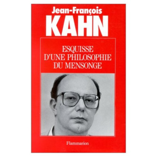 Esquisse d'une philosophie du mensonge