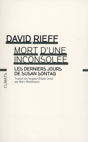 Mort d'une inconsolée. Les derniers jours de Susan Sontag