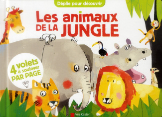 Déplie pour découvrir les animaux de la jungle