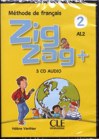 Zigzag  2 A1.2. Méthode de français, 3 CD audio
