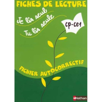 Je lis seul, tu lis seule CP/CE1 . Fichier autocorrectif, fiches de lecture