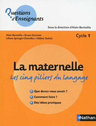 La maternelle, les cinq piliers du langage. Cycle 1