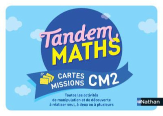 TANDEM - MATHS CM2 - CARTES MISSIONS