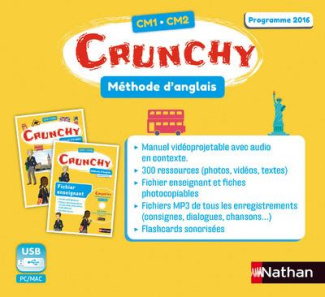 CRUNCHY ANGLAIS CM - CLE USB 2019