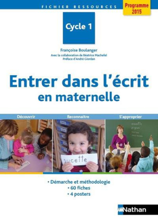 Entrer dans l'écrit en maternelle. Edition 2017