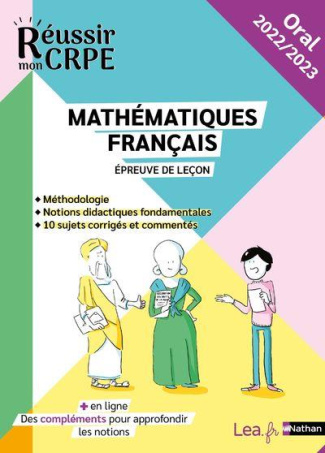 Mathématiques Français. Epreuve de leçon, Edition 2022