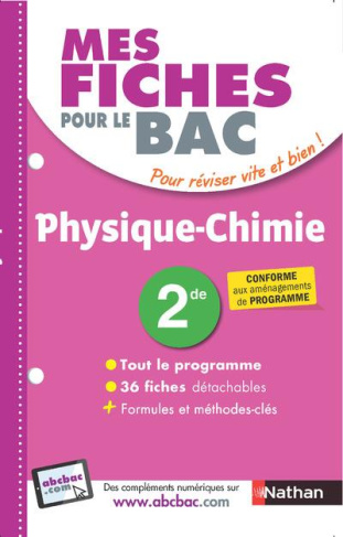 Physique-chimie 2de. Edition 2018